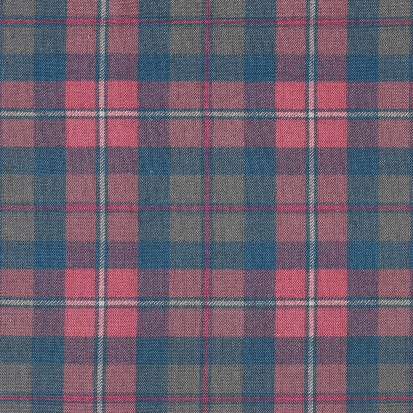 Mackenzie Pink Linen Tartan