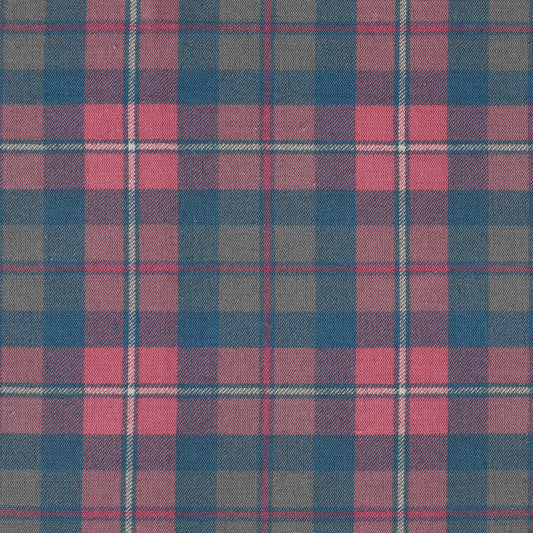 Mackenzie Pink Linen Tartan